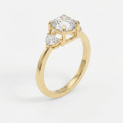 Velvet Embrace Cushion Ring, view 3