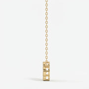 Heritage Clover Diamond Pendant Necklace, view 4