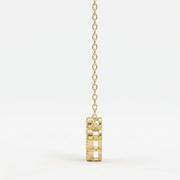 Clover Diamond Heritage Necklace, Pavé Quatrefoil Charm Jewellery, view 4