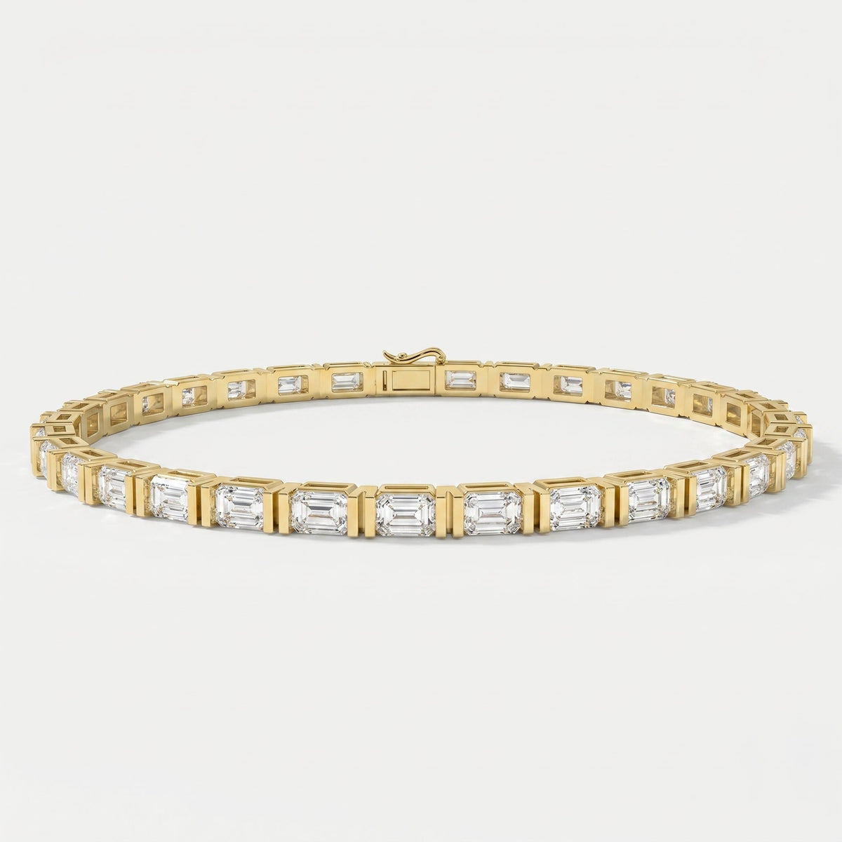 Emerald Cut Diamond Fashion Bracelet, view 1