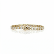 Emerald Cut Diamond Tennis Bracelet, view 5
