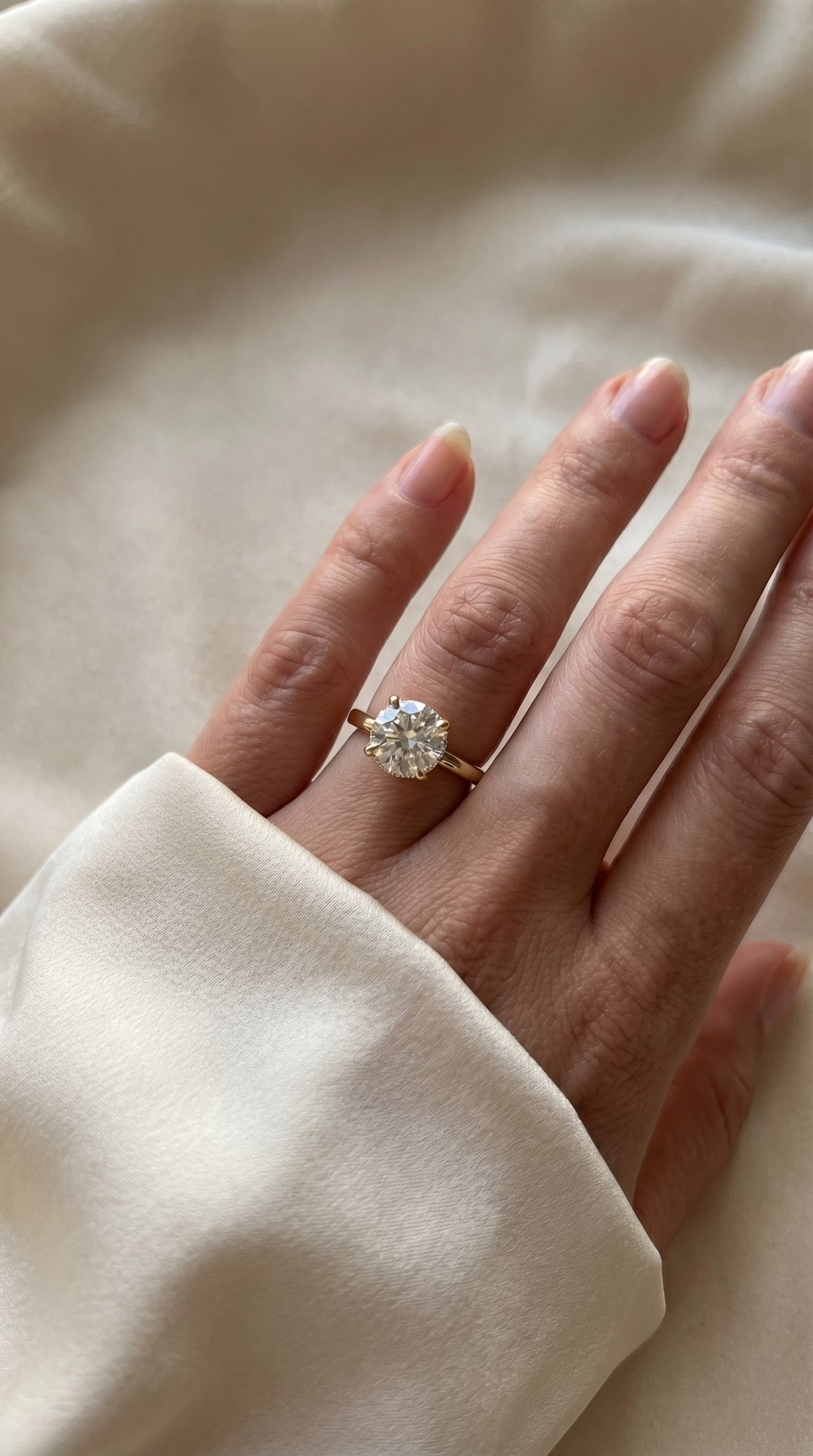 Luna Veil Round Ring, view 2