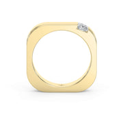 Square Ring for Men Masculine Brilliance diamond Band ( 0.40 -0.50 ct.), view 5
