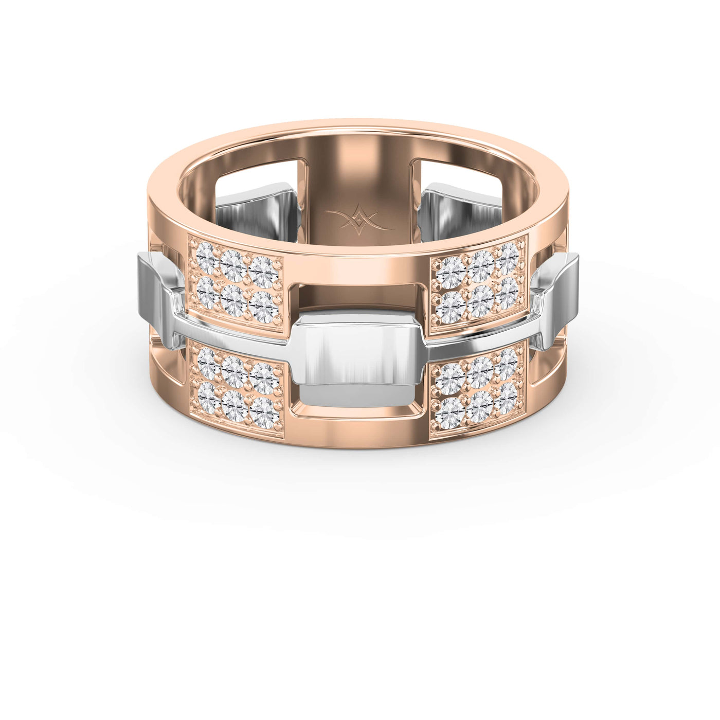 Bold Men’s Wedding Diamond Band ( 1.50 Ct. ), view 7