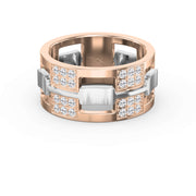Bold Men’s Wedding Diamond Band ( 1.50 Ct. ), view 7