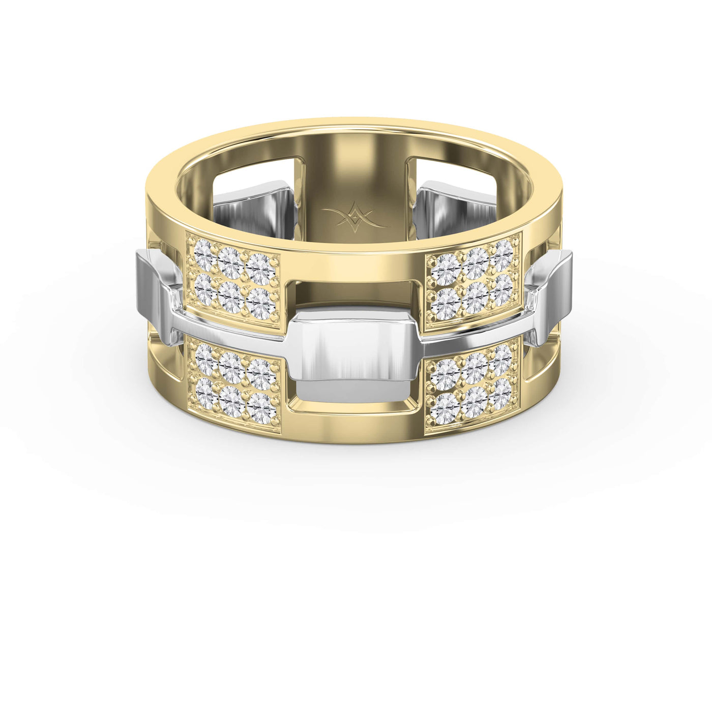 Bold Men’s Wedding Diamond Band ( 1.50 Ct. ), view 1