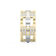 Bold Men’s Wedding Diamond Band ( 1.50 Ct. ), view 4