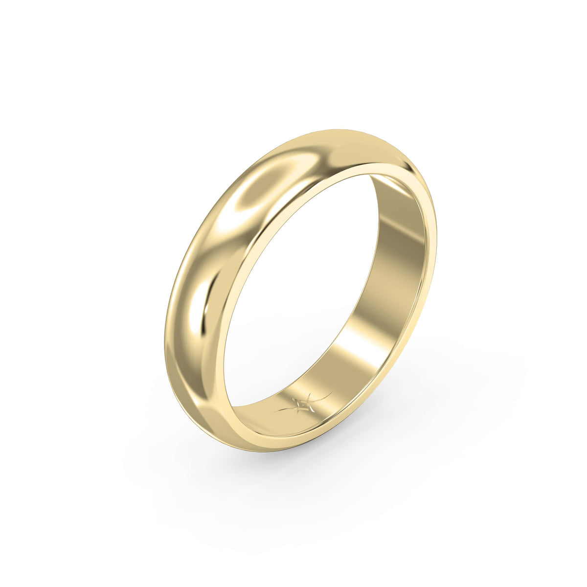 Soulmate Classic Wedding Metal Ring, view 3