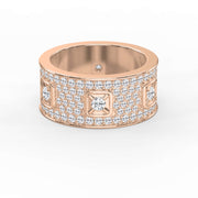 Timeless Round Brilliant Cut Diamond Band, view 7