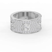 Timeless Round Brilliant Cut Diamond Band, view 6