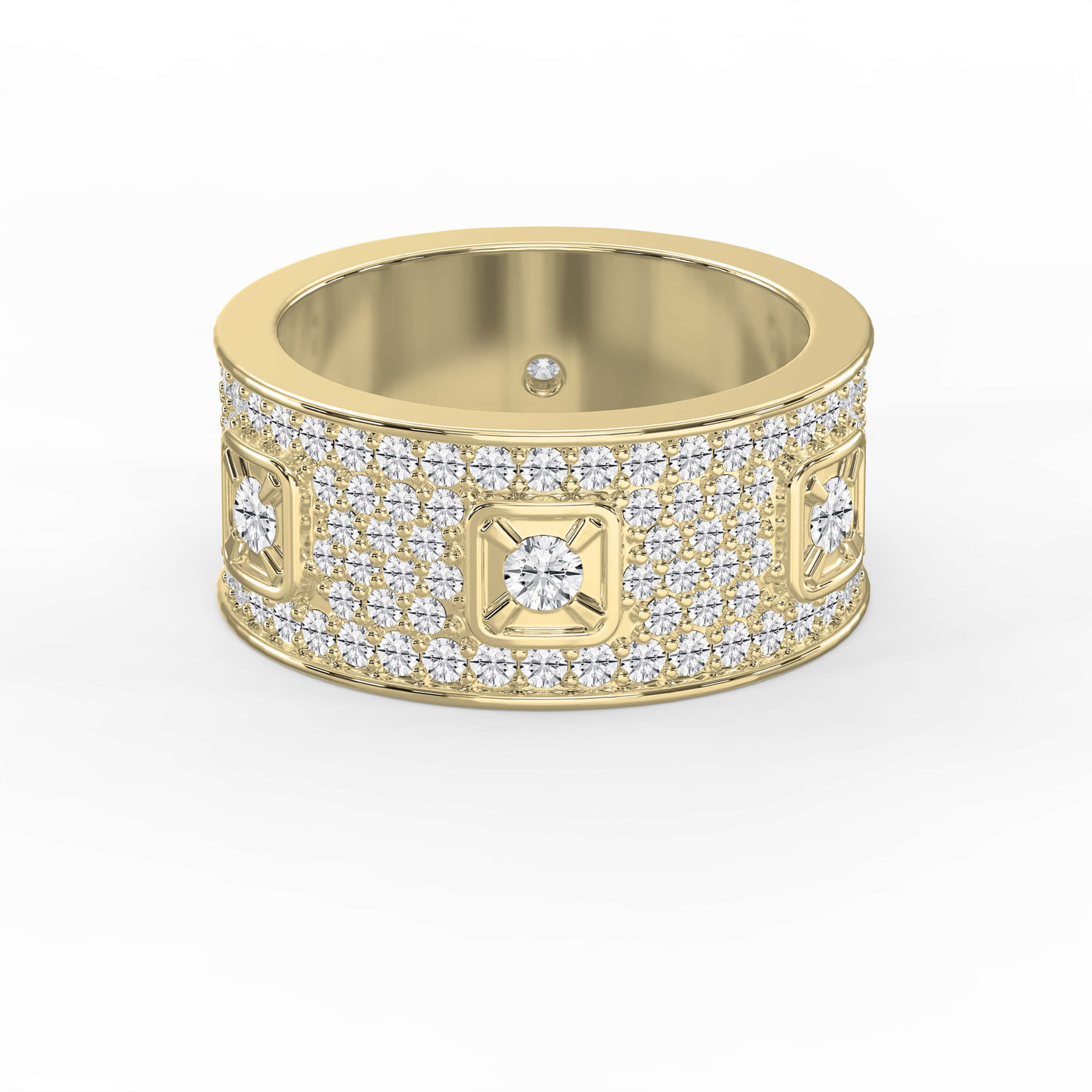Timeless Round Brilliant Cut Diamond Band, view 1