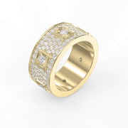 Timeless Round Brilliant Cut Diamond Band, view 3