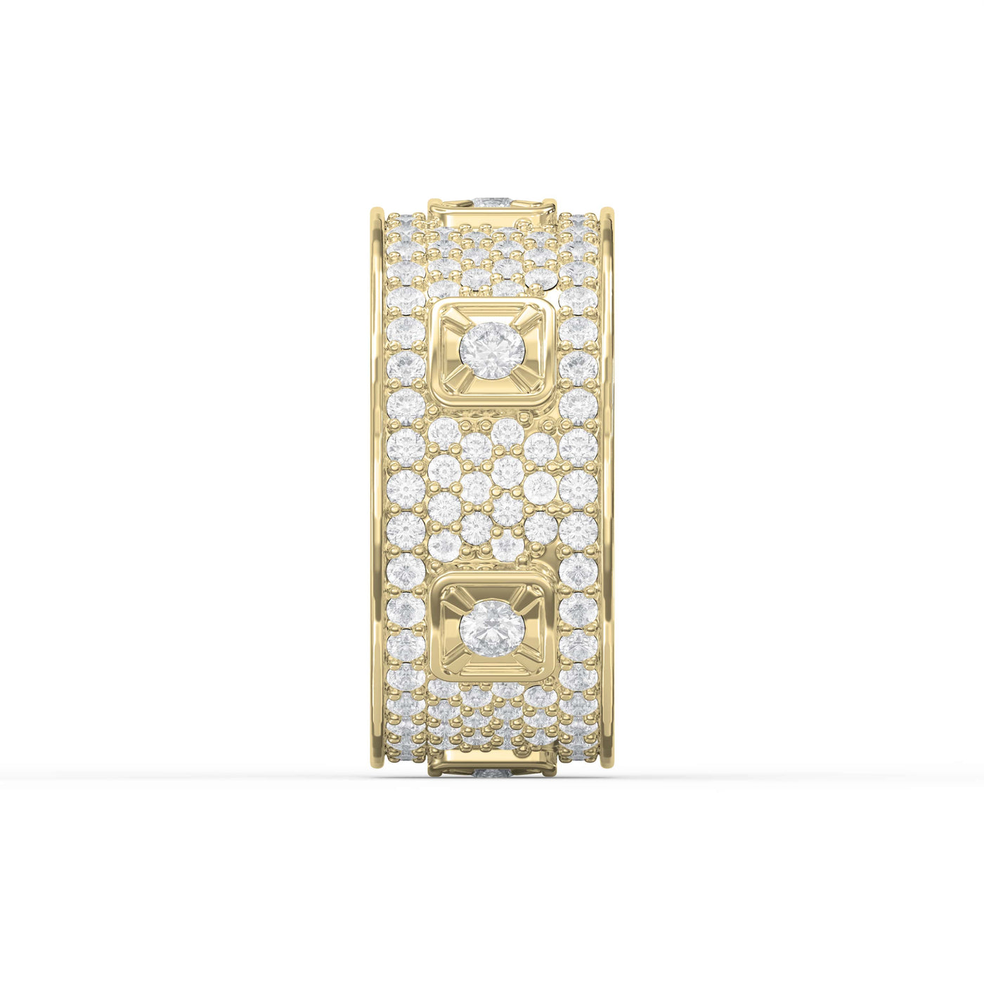 Timeless Round Brilliant Cut Diamond Band, view 4