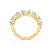 Asscher Cut Half Diamond Band, view 5