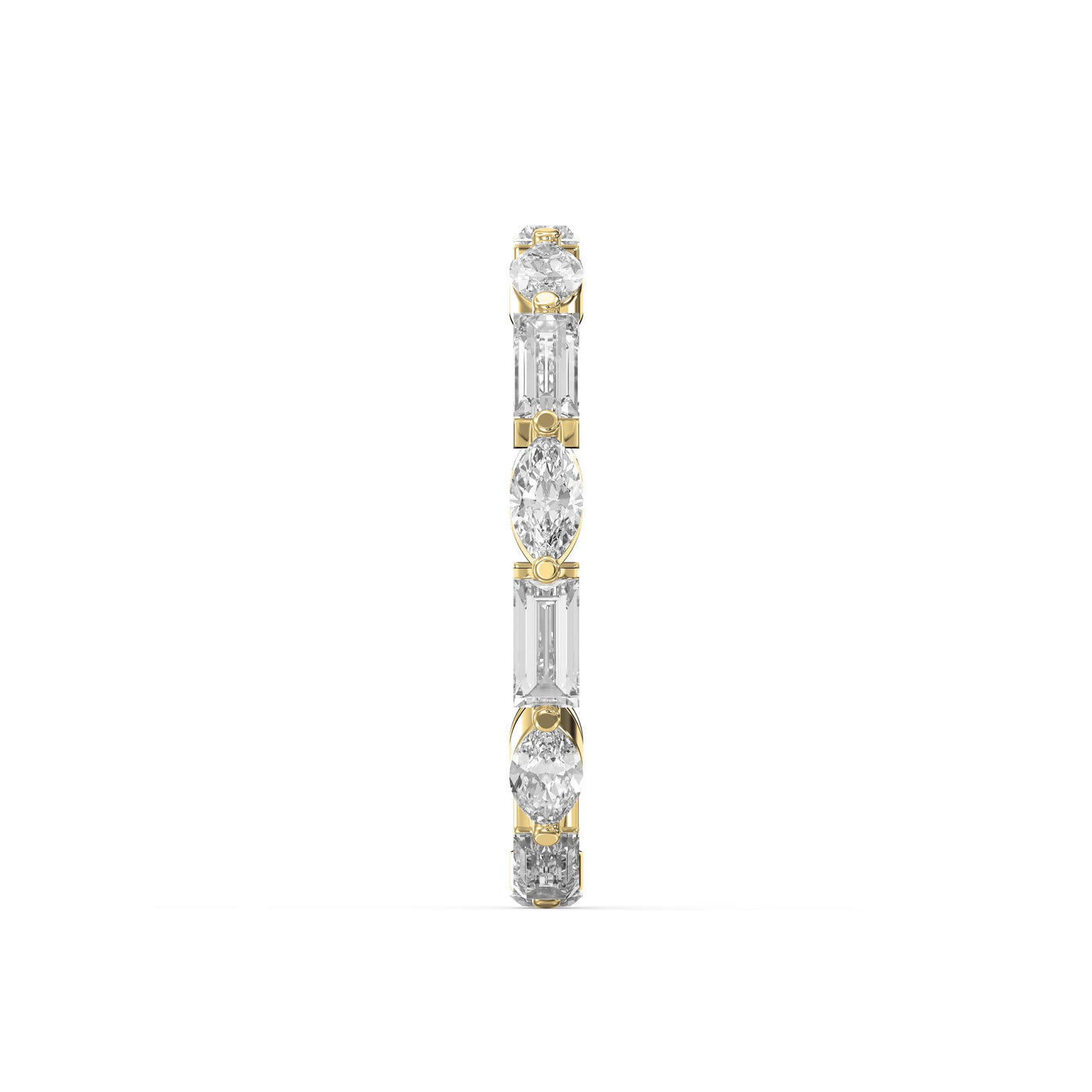 Unique Duo Diamond Anniversary Ring, view 4