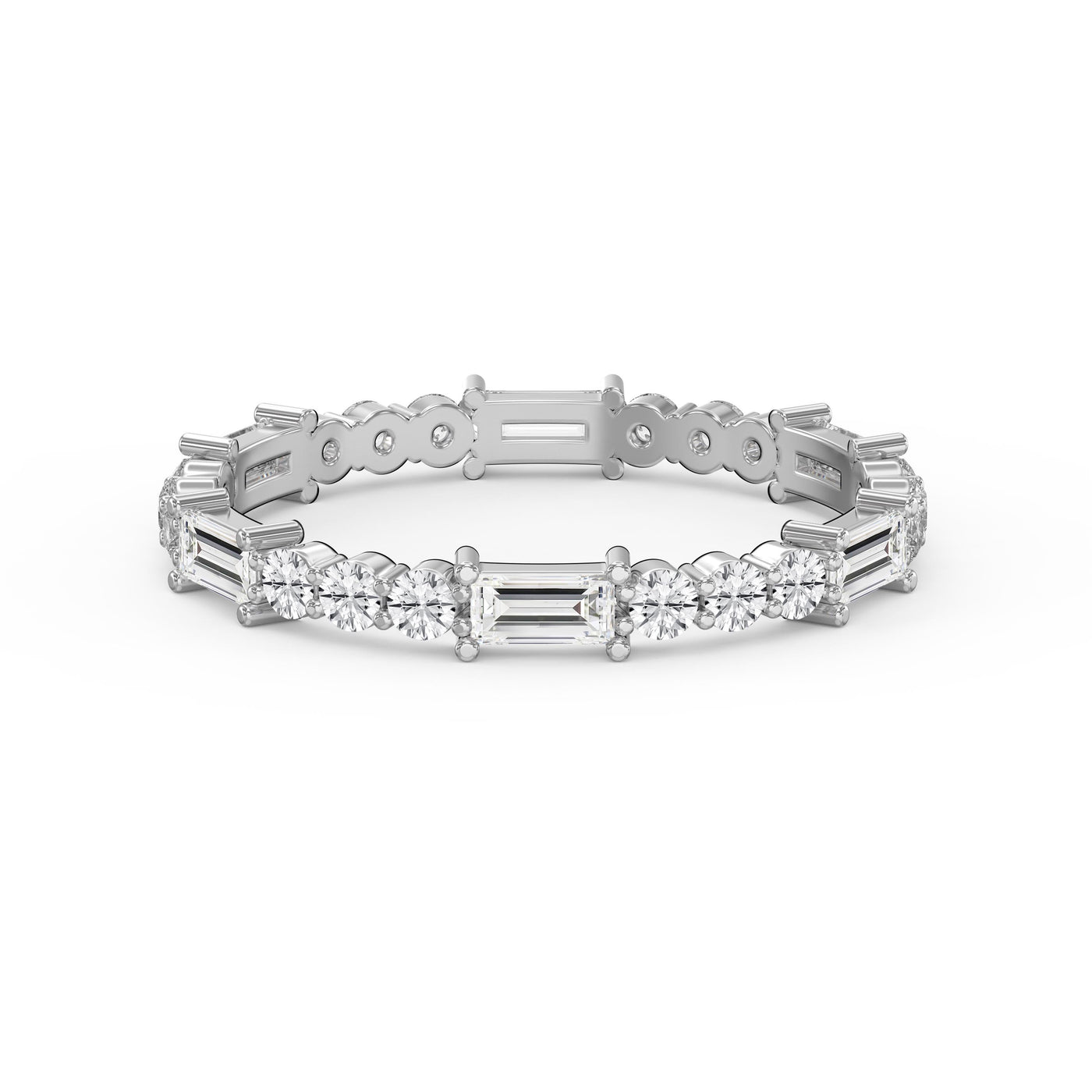 Eternal Geometry Mix Cut Diamond Ring, view 6