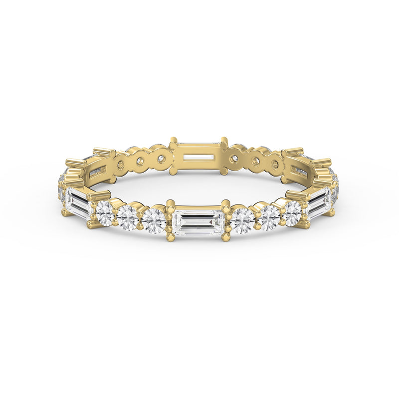 Eternal Geometry Mix Cut Diamond Ring, view 1
