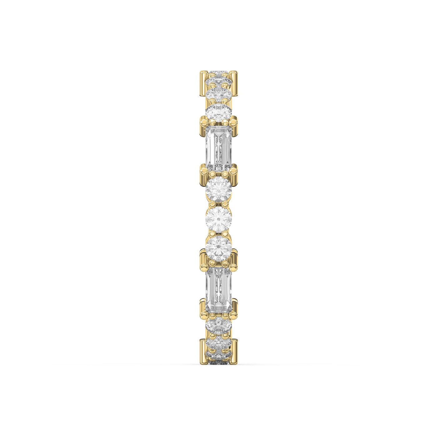 Eternal Geometry Mix Cut Diamond Ring, view 4