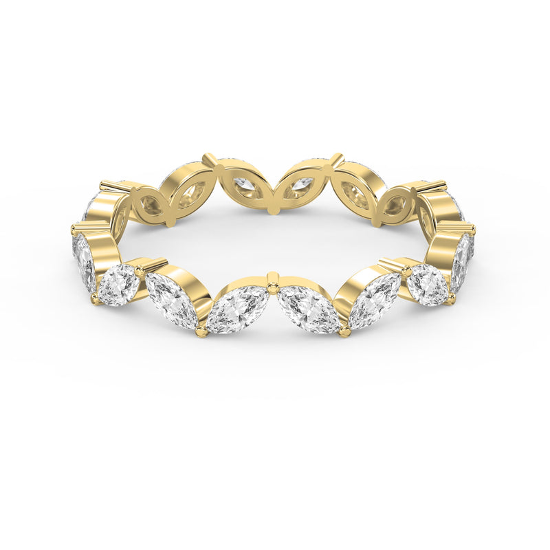Marquise Cut Diamond Prong Setting Ring, view 1
