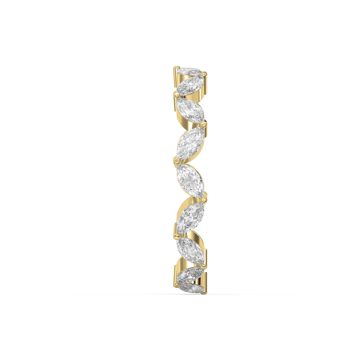 Marquise Cut Diamond Prong Setting Ring, view 4