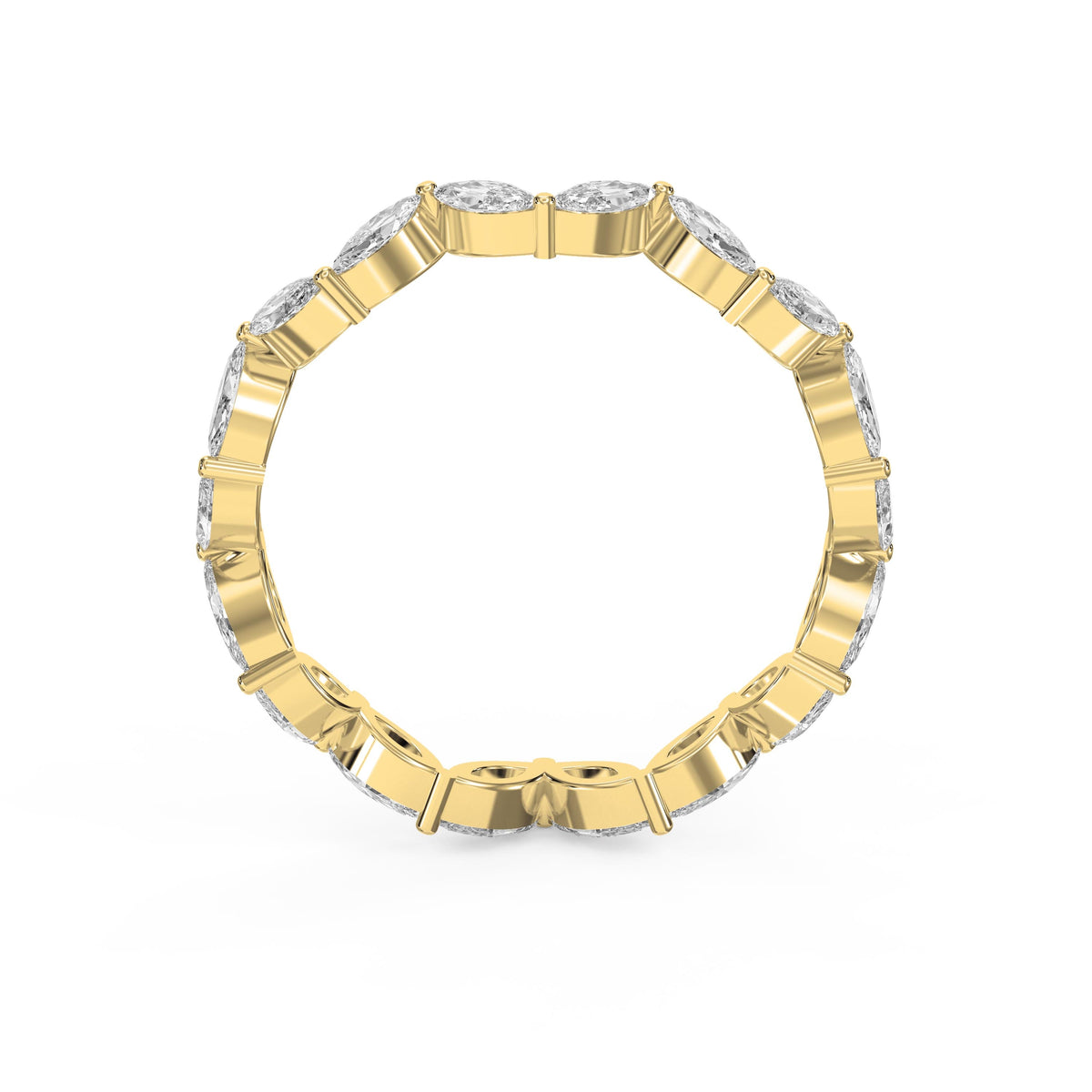 Marquise Cut Diamond Prong Setting Ring, view 5