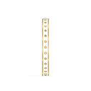 Minimalist Moon Motif Round Diamond Celestial Design Ring, view 4