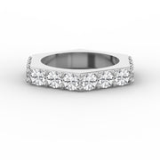 Forever Edge Unique Geometric Round Diamond Band, view 6