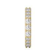 Forever Edge Unique Geometric Round Diamond Band, view 4