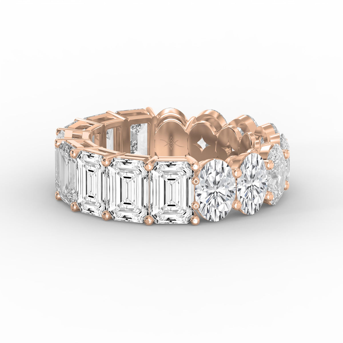 Mixed Cut Diamond Full Diamond Ring, view 7