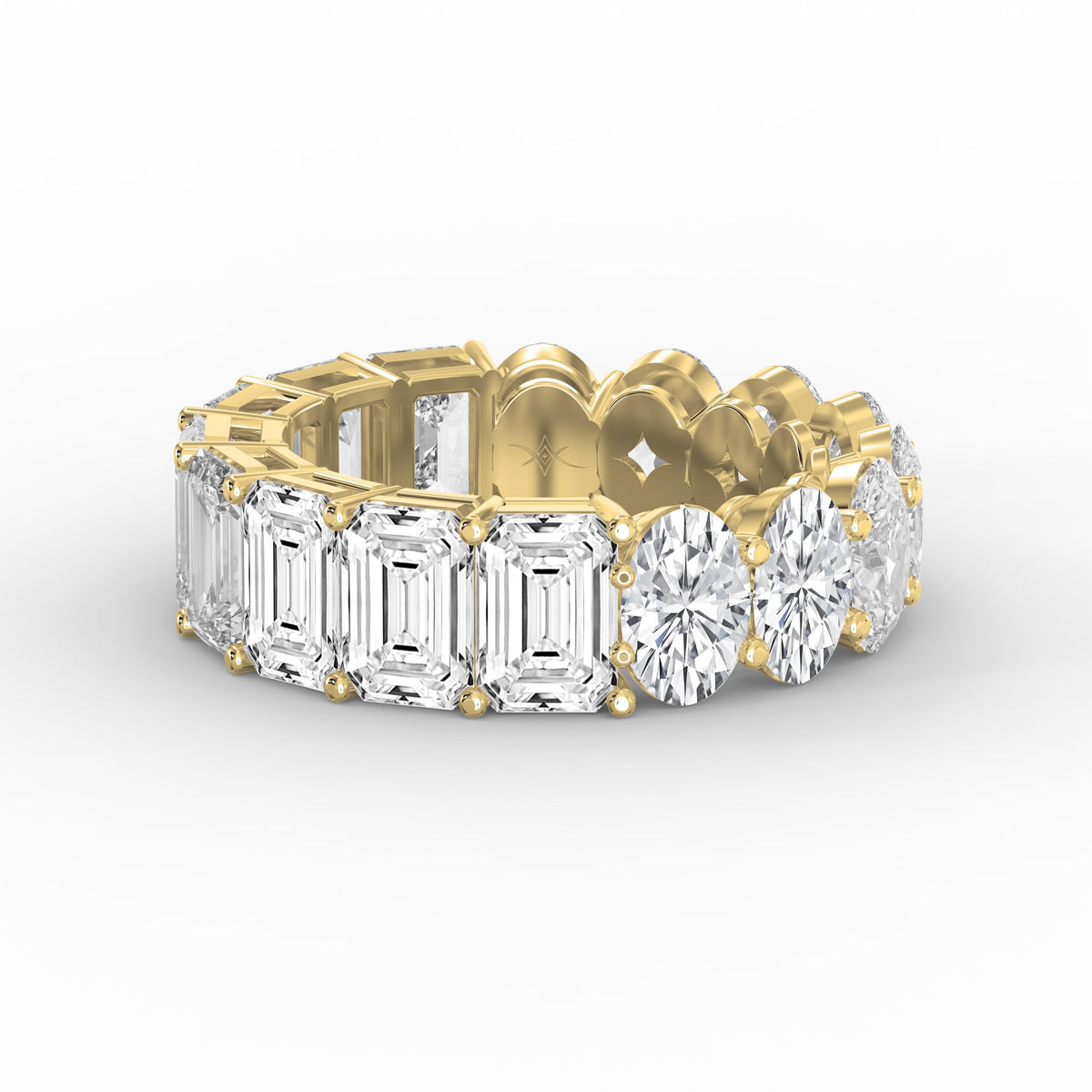 Mixed Cut Diamond Full Diamond Ring, view 1