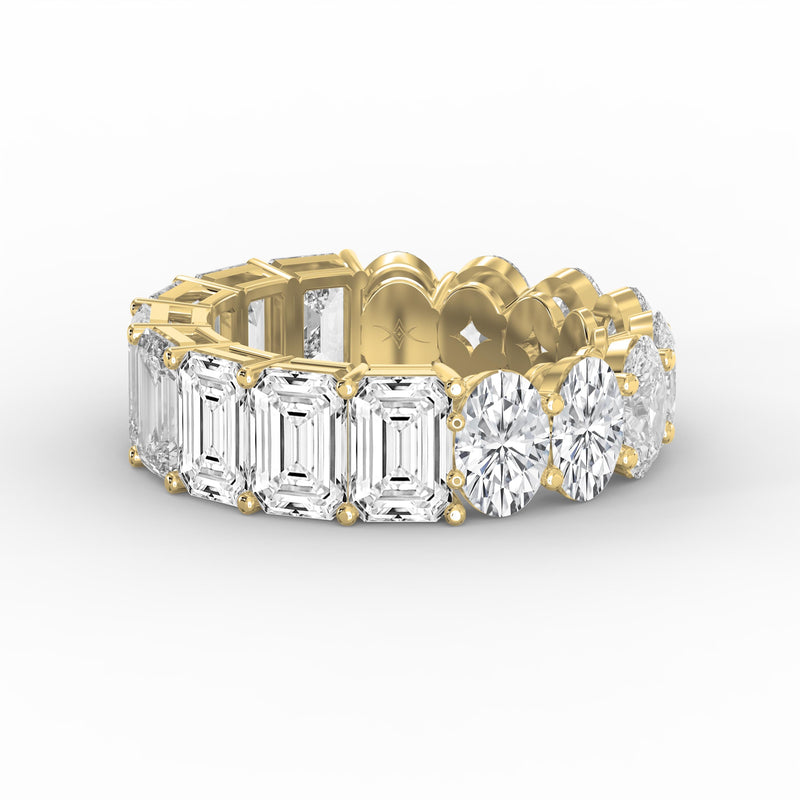 Mixed Cut Diamond Full Diamond Ring, view 1