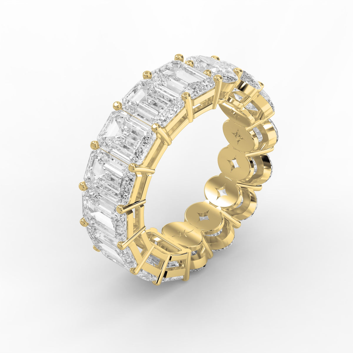 Mixed Cut Diamond Full Diamond Ring, view 3