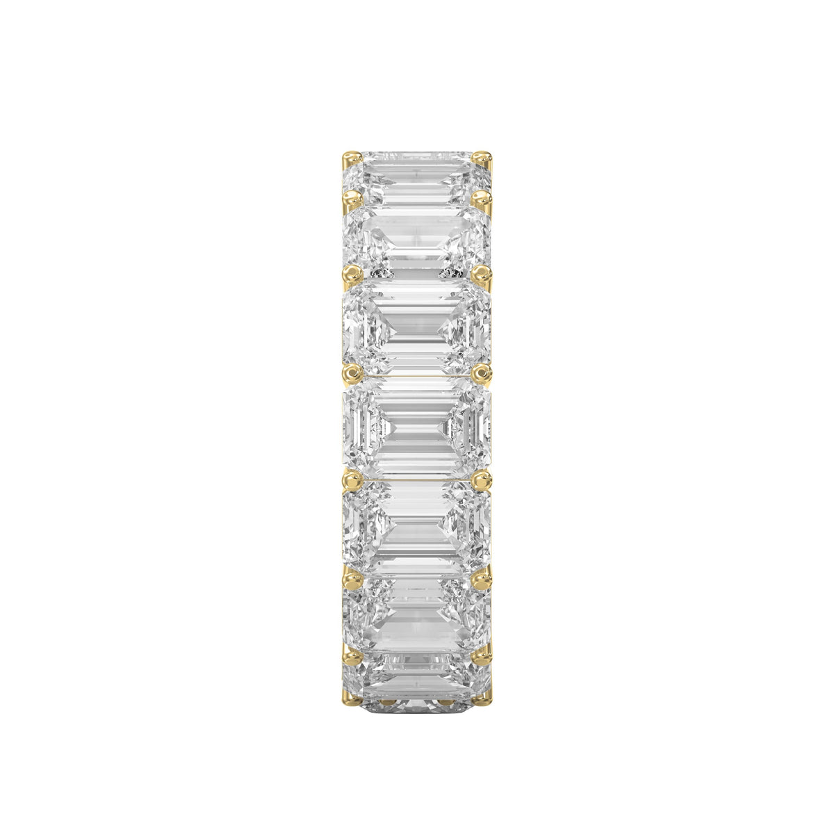 Mixed Cut Diamond Full Diamond Ring, view 4