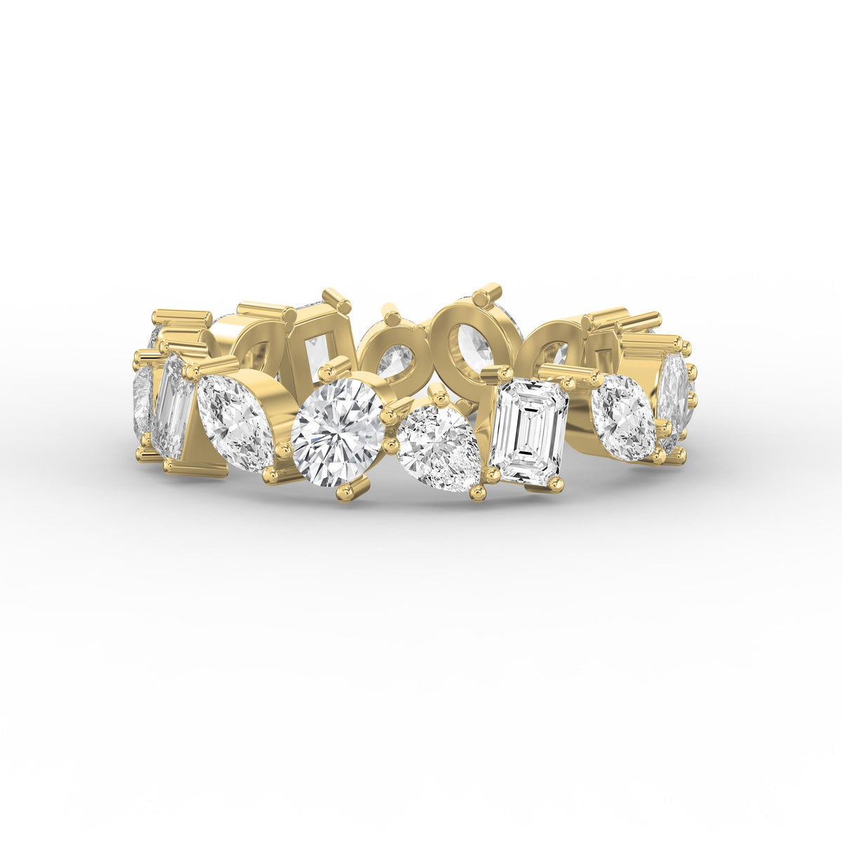 Signature Mixed Cut Diamond Ring, view 1
