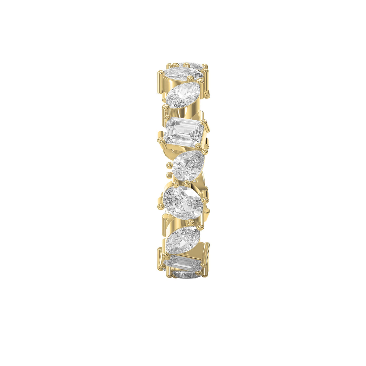 Signature Mixed Cut Diamond Ring, view 4