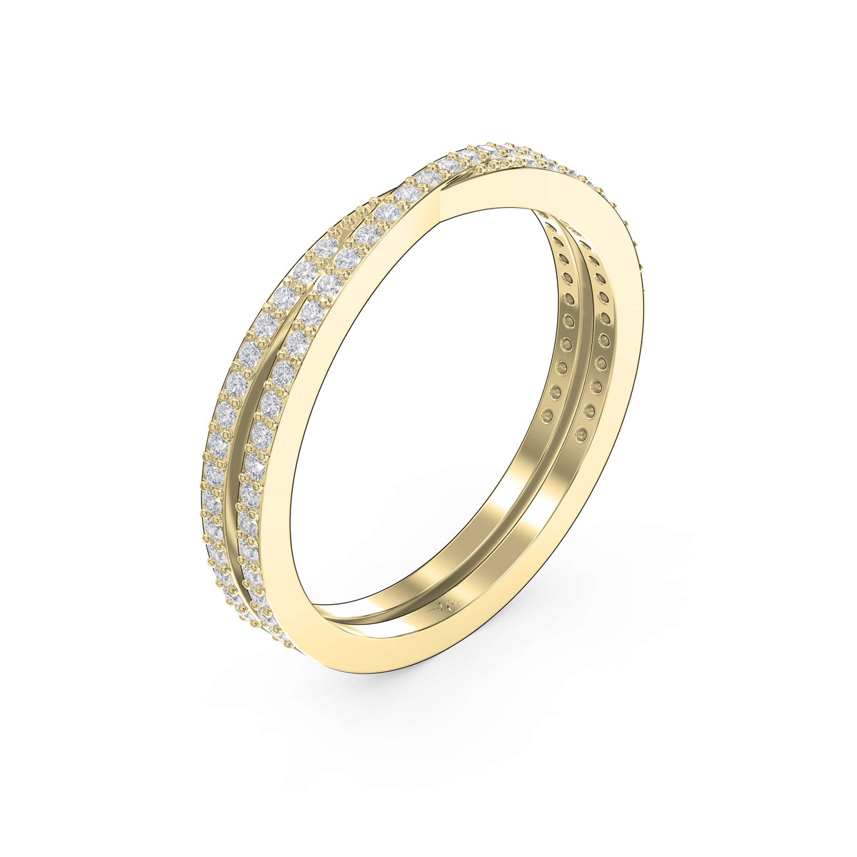 Criss-Cross Design Matching Band, view 3