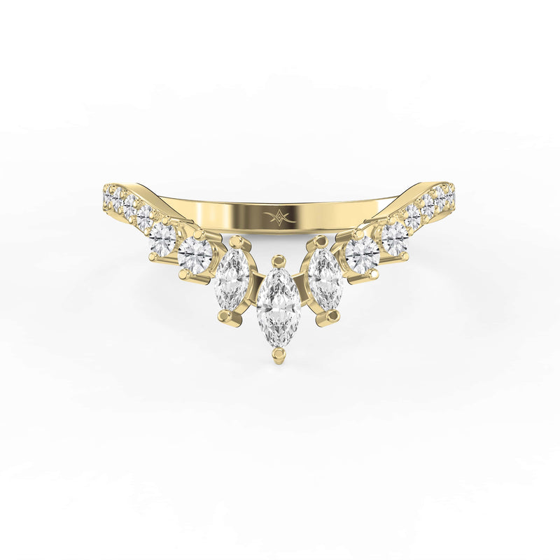 Marquise Majesty Design Matching band, view 1