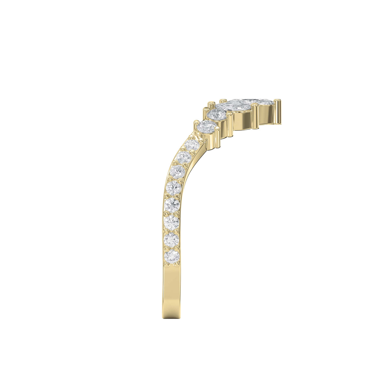 Marquise Majesty Design Matching band, view 4
