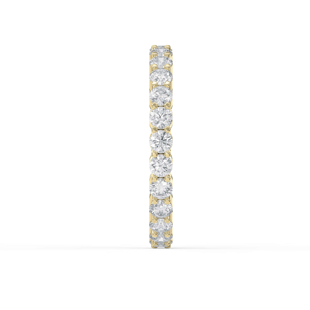 Round Brilliant Cut Diamond Matching Band, view 4