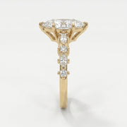 Dutch Marquise Cut Lab Grown Diamond Engagement Ring, view 3