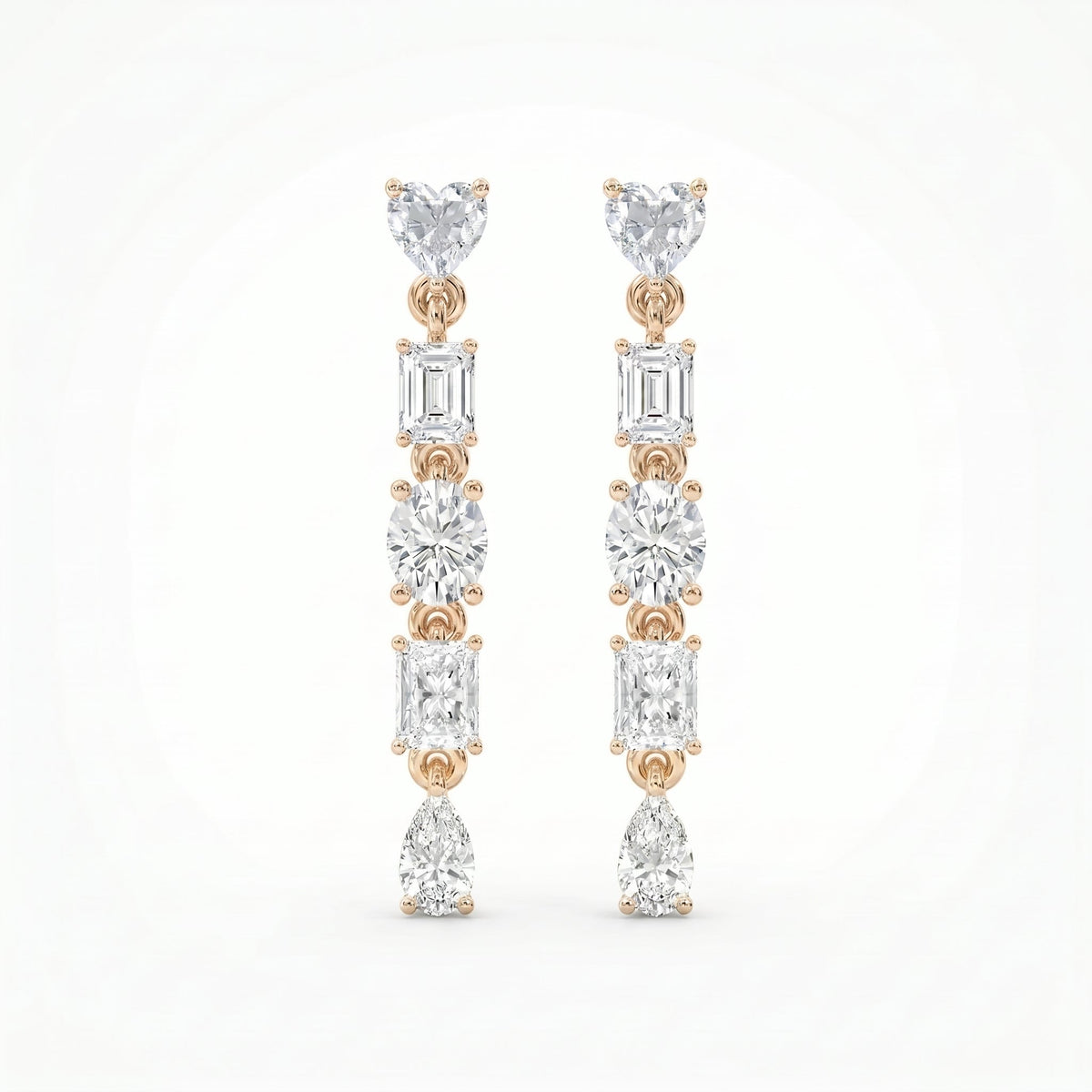 Elegant Multi Drop And Dangle Earring, view 4