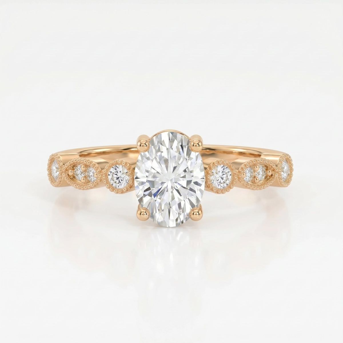 Heritage Lace Oval Ring, view 4