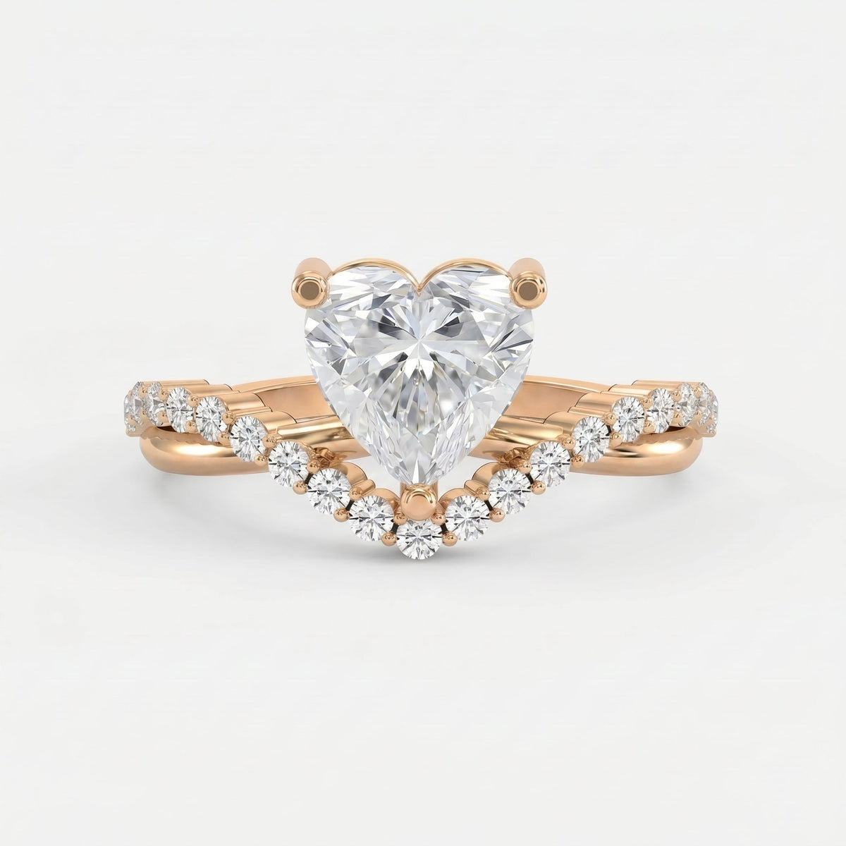 Vow point Heart Ring, view 6