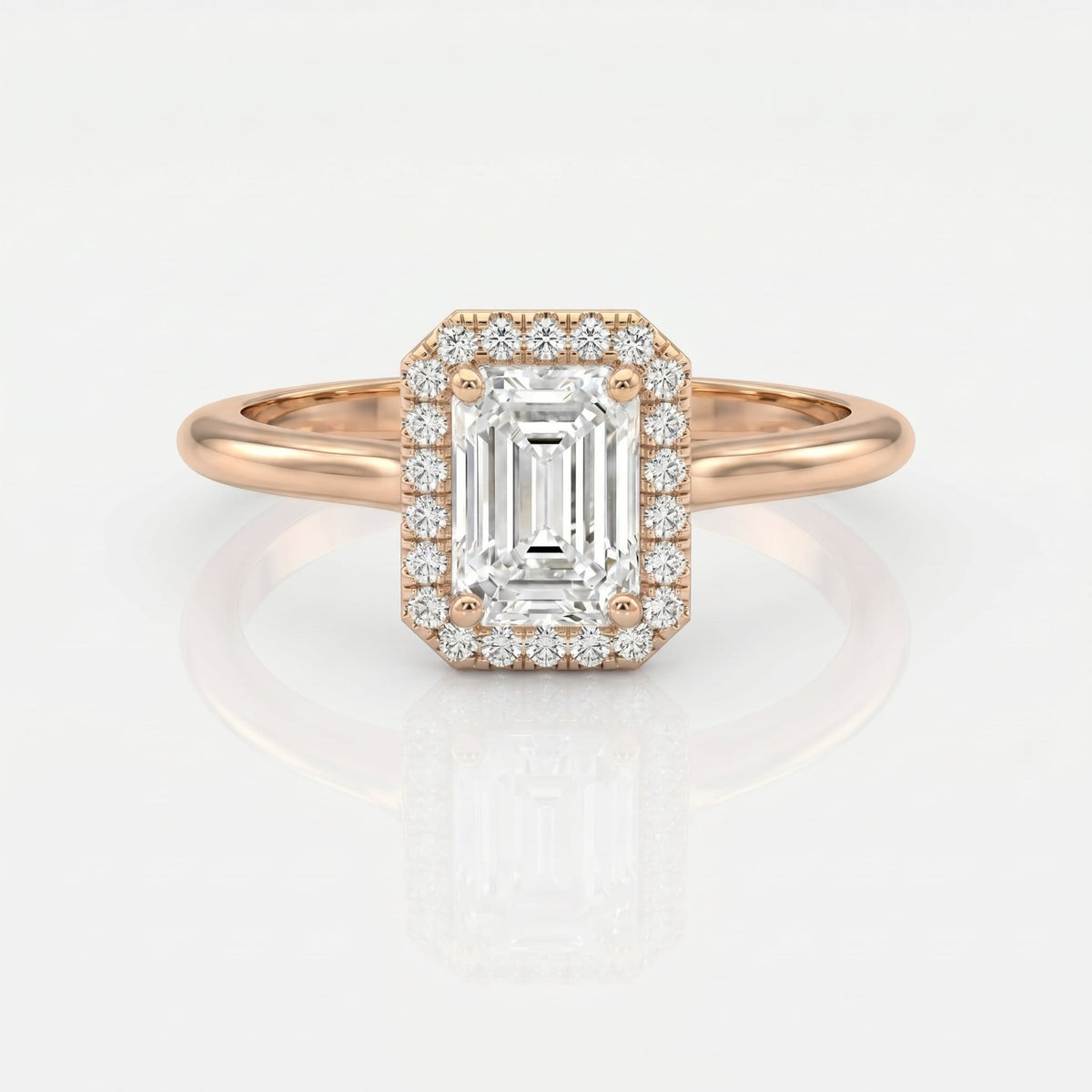 Heritage Frame Emerald Ring, view 4