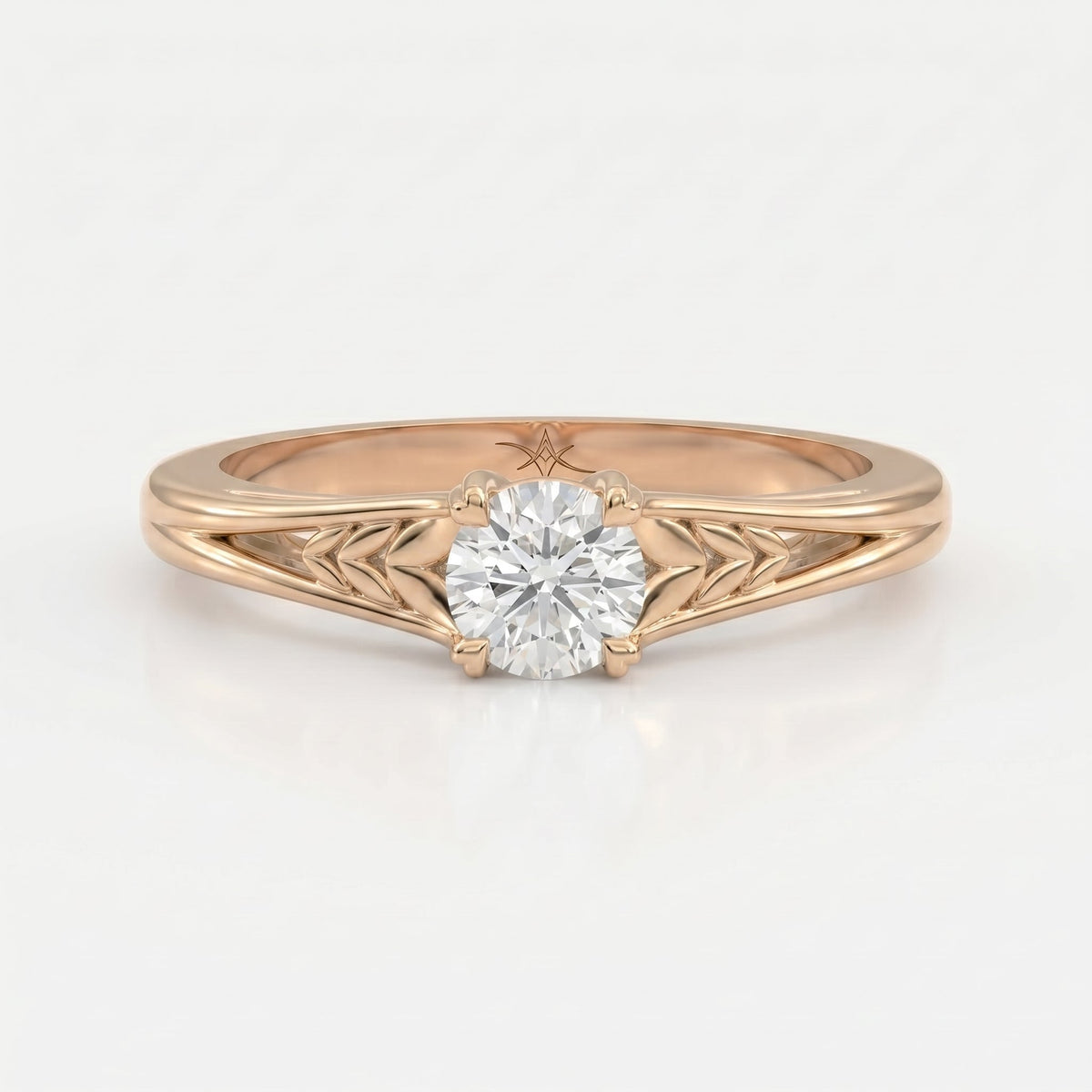 Enchanted Solitaire Design Vintage Ring, view 7
