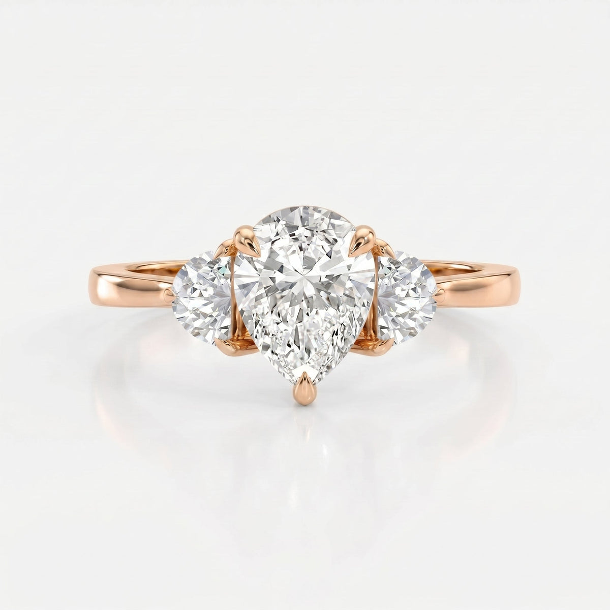Everlasting Tear Pear Ring, view 7