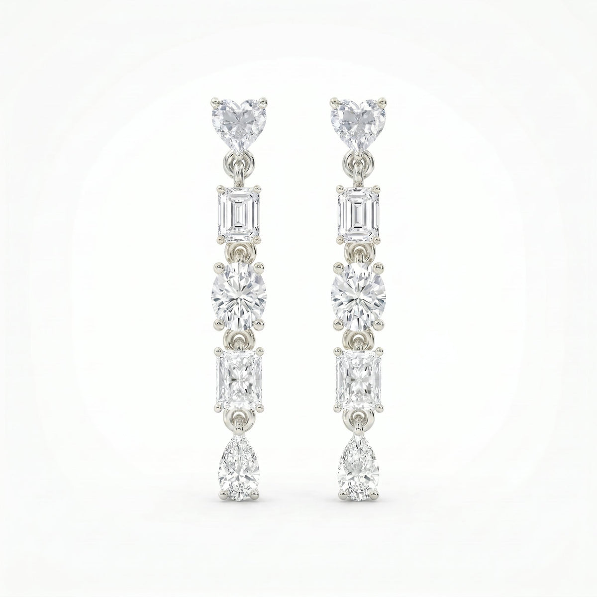 Elegant Multi Drop And Dangle Earring, view 3