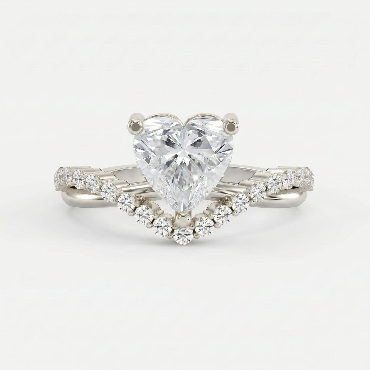 Vow point Heart Ring, view 7