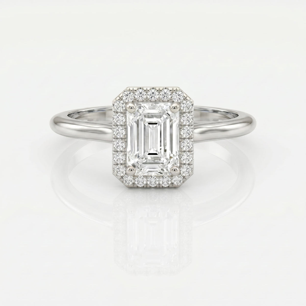 Heritage Frame Emerald Ring, view 3