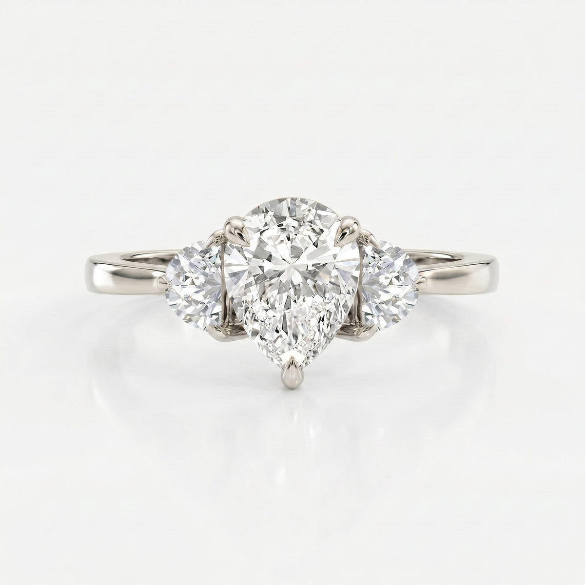 Everlasting Tear Pear Ring, view 6